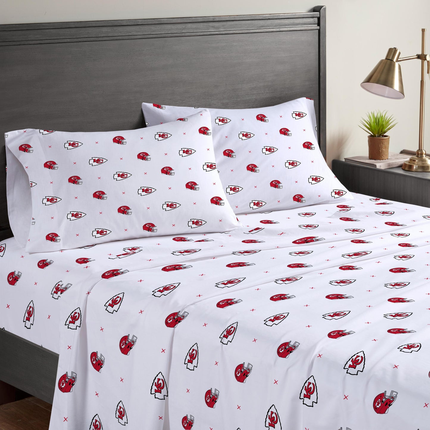 NFL Small X Queen Sheet Set