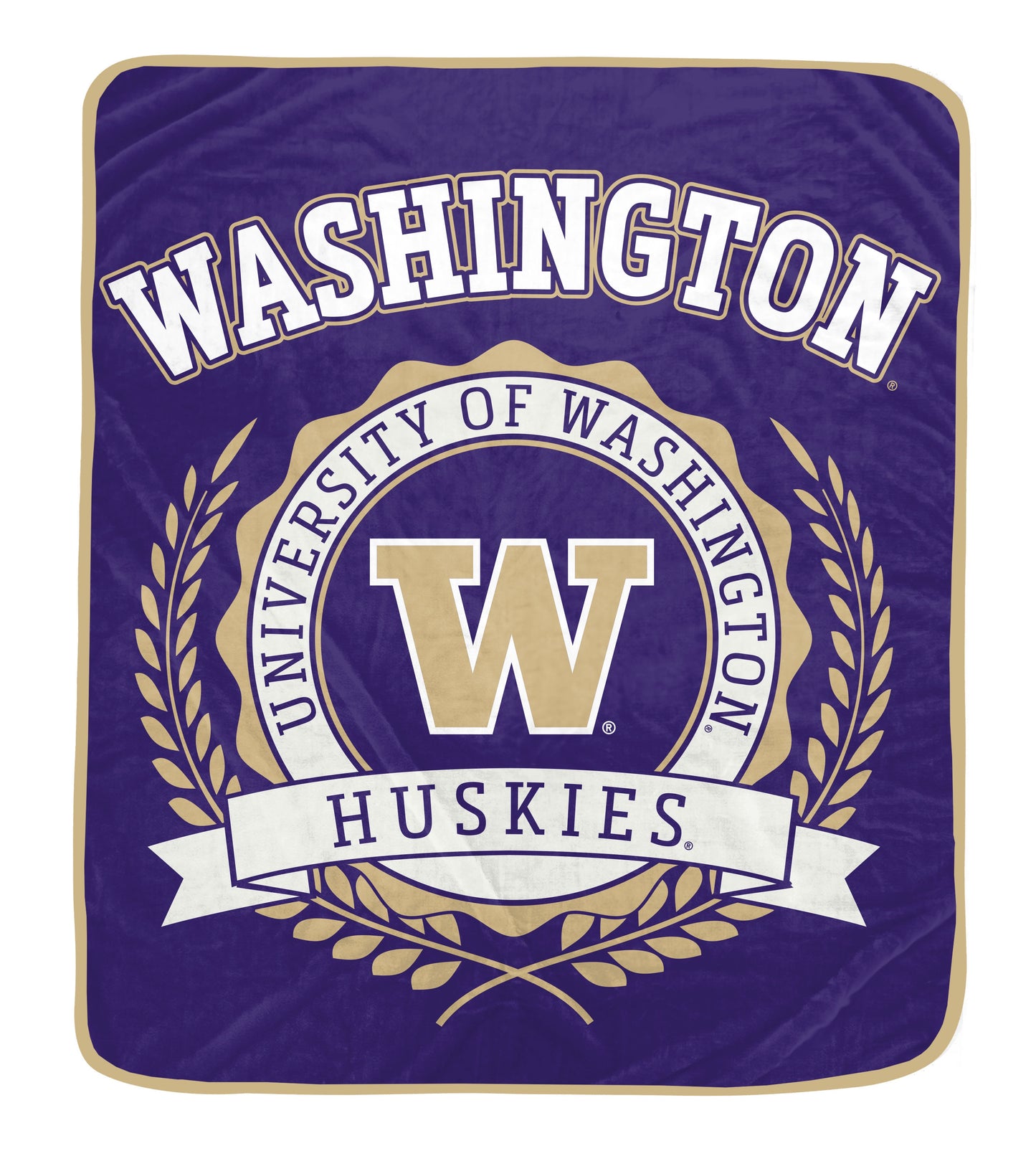 NCAA University Crest 50x60 Ultra Soft Blanket