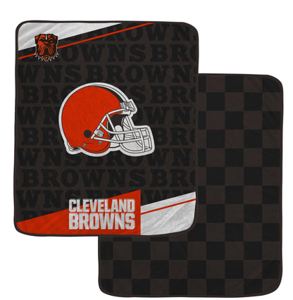 NFL Diagonal Ghost Checker 60x70 Blanket