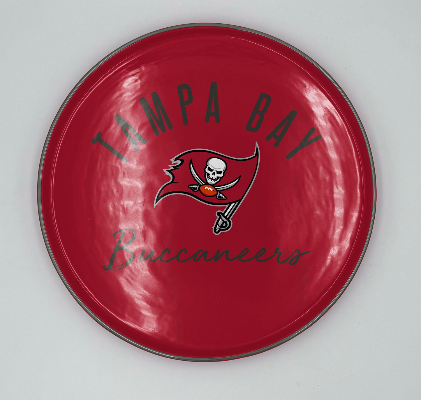 NFL Script Logo 14" Round Serving Tray