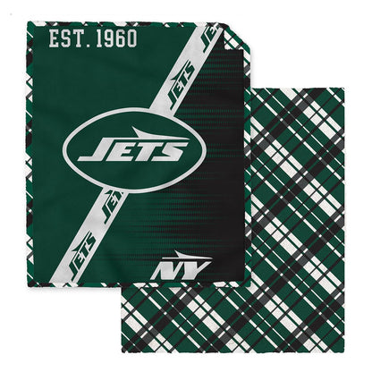 NFL Digital Dash 2 Sided Checkered 60x80 Blanket
