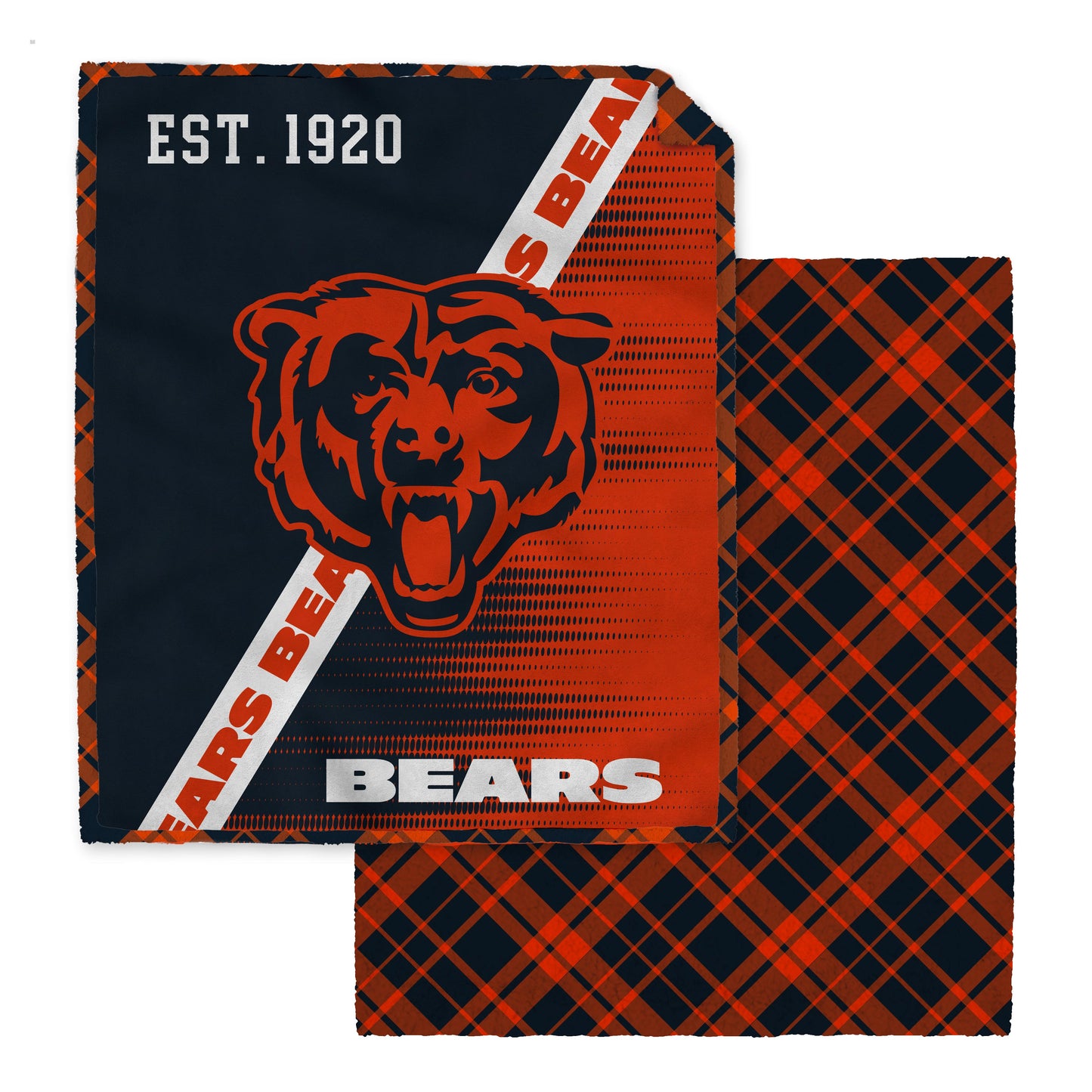 NFL Digital Dash 2 Sided Checkered 60x80 Blanket
