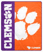 NCAA Endzone Ultra Soft Tailgate Throw