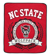Load image into Gallery viewer, NCAA University Crest 50x60 Ultra Soft Blanket
