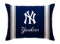 MLB Standard Logo Stripe Bed Pillow