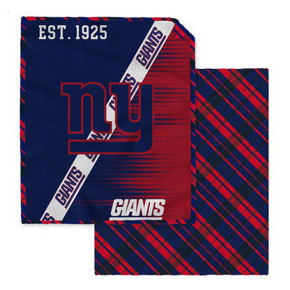 NFL Digital Dash 2 Sided Checkered 60x80 Blanket