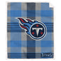 NFL Plaid Steel Royal Plush Sherpa 60x70 Blanket