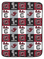 NCAA Graphic Grid 66x95 Oversized Blanket