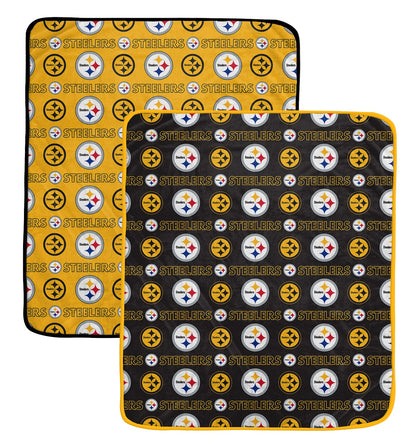 NFL Home & Away Logo Roll 60x70 2 Pack Blanket Set