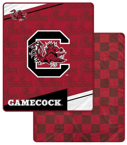 NCAA Diagonal Ghost Checker 60x70 Blanket