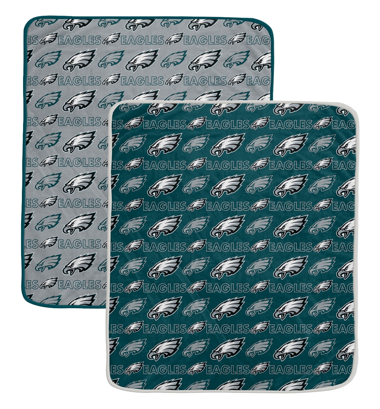 NFL Home & Away Logo Roll 60x70 2 Pack Blanket Set