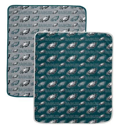 NFL Home & Away Logo Roll 60x70 2 Pack Blanket Set