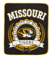 Load image into Gallery viewer, NCAA University Crest 50x60 Ultra Soft Blanket
