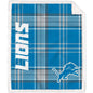 NFL Playmaker Plaid Ultra Cozy Sherpa Throw