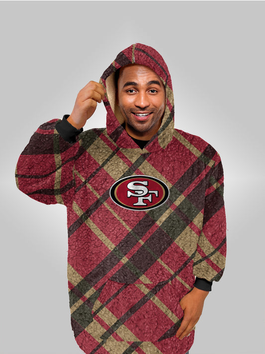 NFL Digital Dash Sherpa Hooded Fan Cape