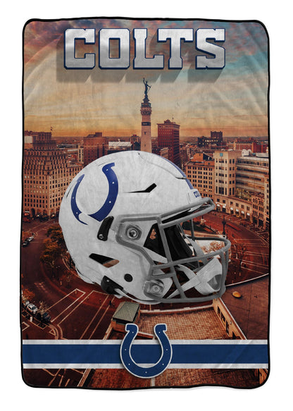 NFL Skyline Series Helmet 66x95 Oversized Blanket