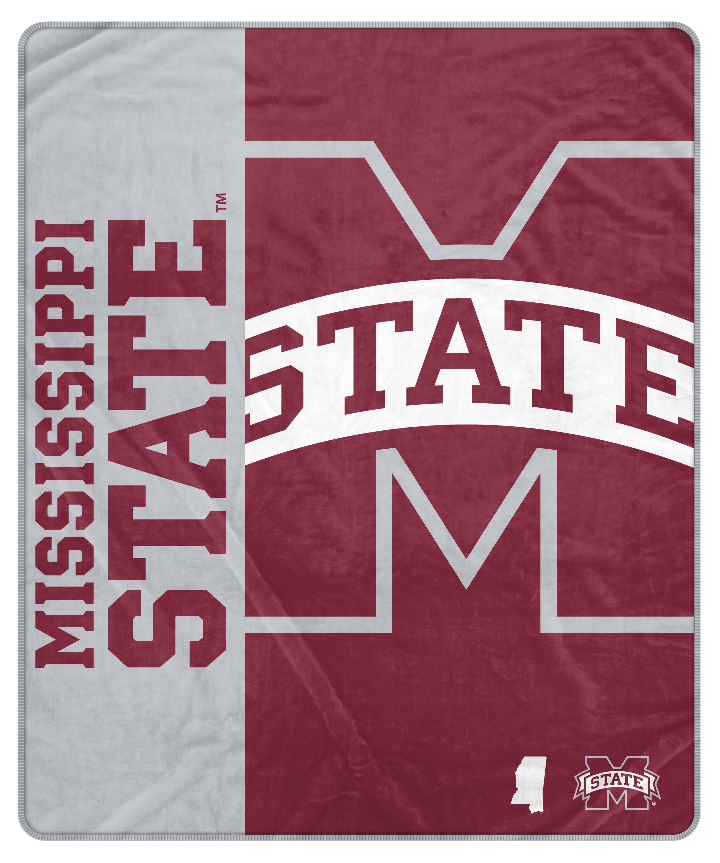 NCAA Endzone Ultra Soft Tailgate Throw