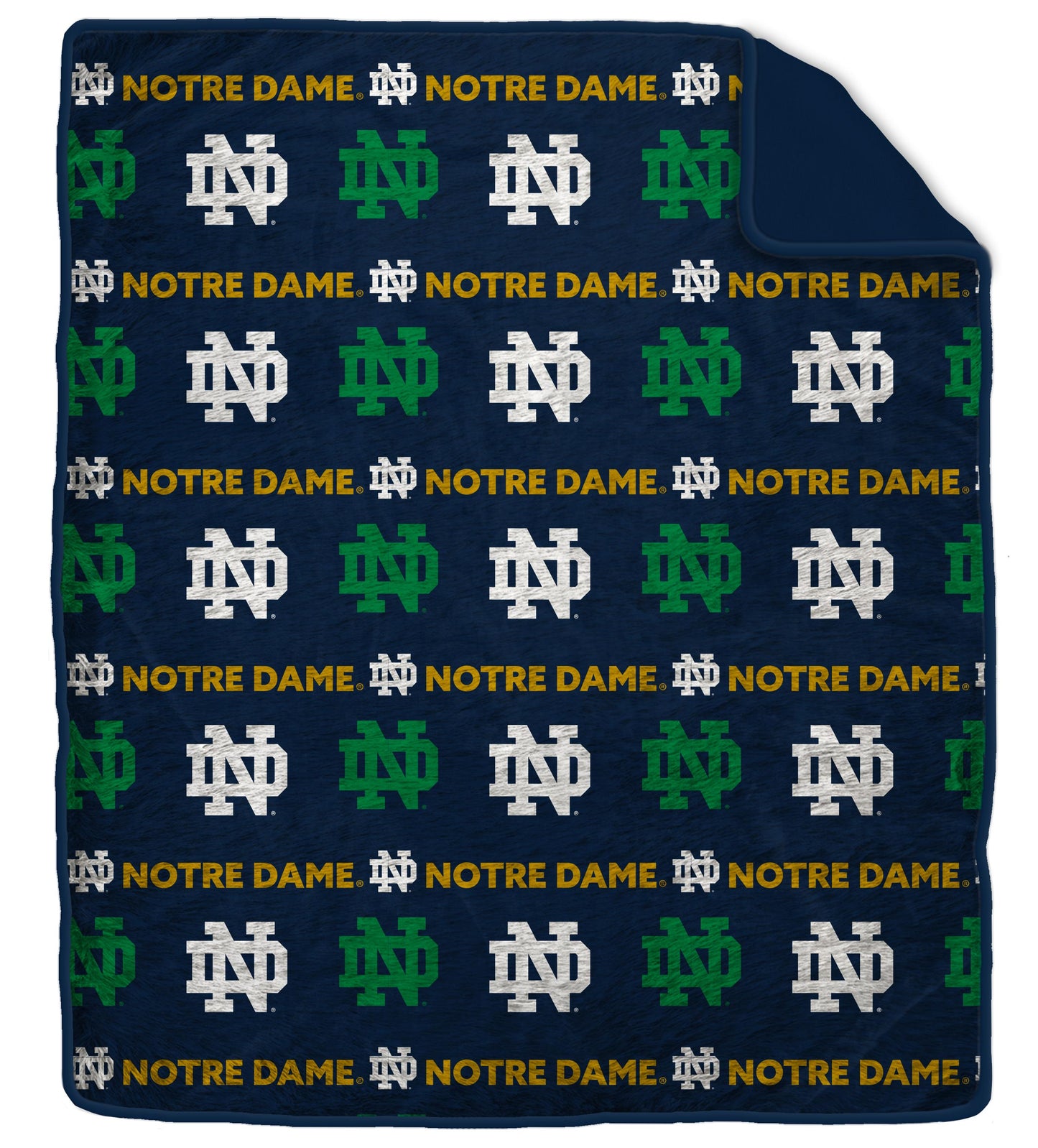 NCAA Tonal Wordmark 60x70 Faux Fur Blanket