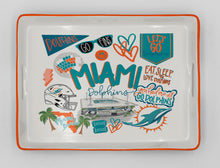 Load image into Gallery viewer, NFL Loco Fan Large Serving Tray w/Handles
