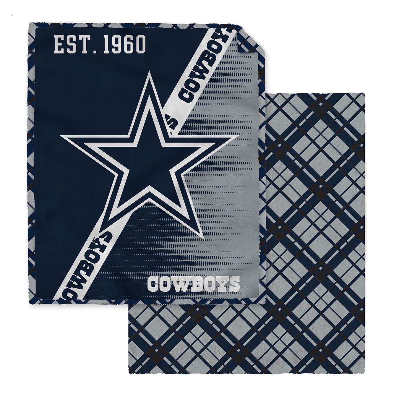NFL Digital Dash 2 Sided Checkered 60x80 Blanket
