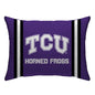 NCAA Standard Stripe Logo Bed Pillow