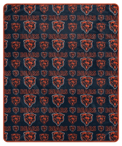 NFL Repeat Big Logo Wordmark 50x60 Blanket