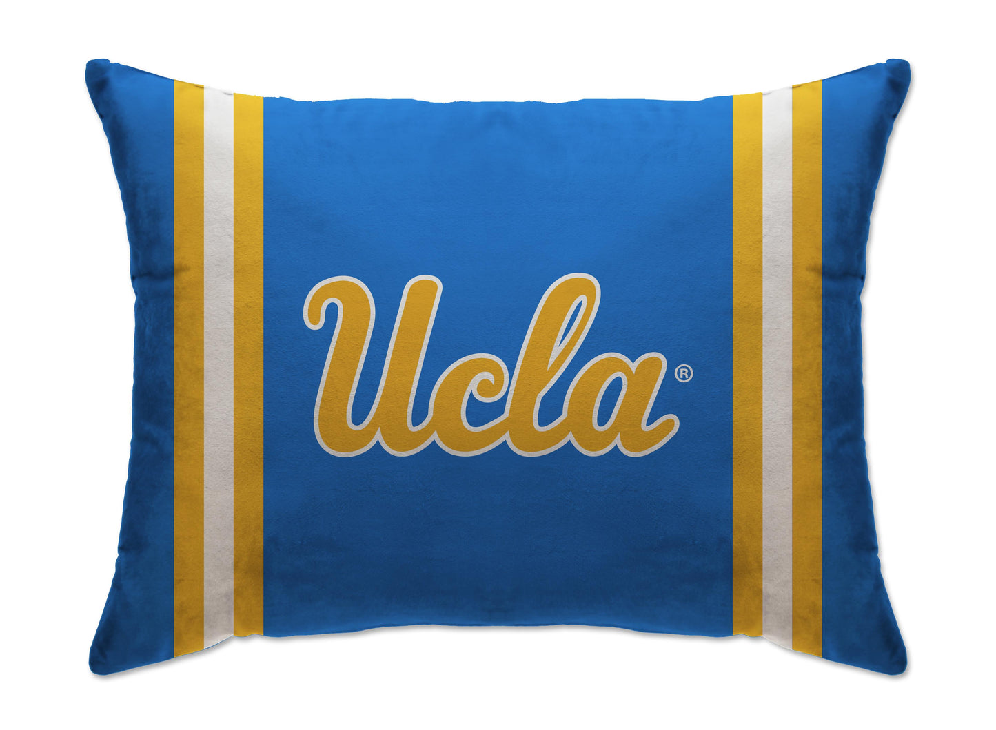 NCAA Standard Stripe Logo Bed Pillow