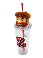 Load image into Gallery viewer, NFL Mascot Lid 24oz Sipper
