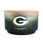 NFL Glass Gradient 14.5 oz Candle Print Wood Top