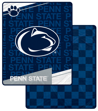 NCAA Diagonal Ghost Checker 60x70 Blanket