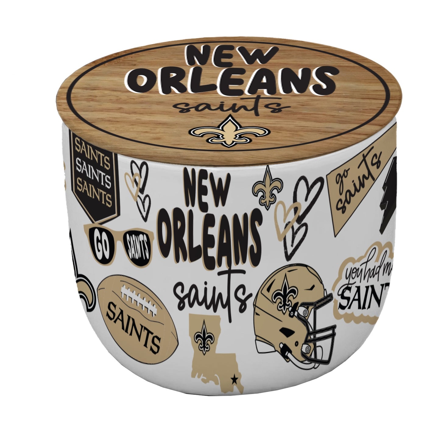 NFL Loco Fan 16oz Ceramic Candle