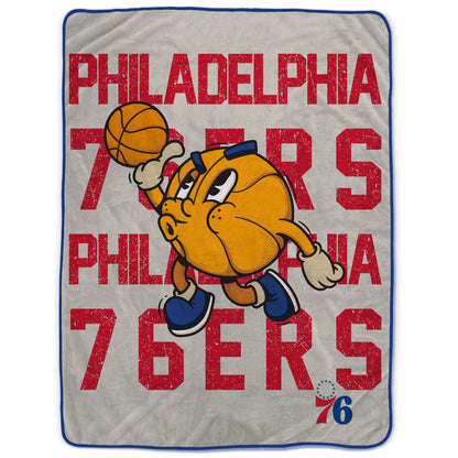 NBA Cartoon Basketball 60x80 Ultra Cozy Blanket