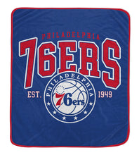 Load image into Gallery viewer, NBA Vintage Arch Block Ultra Soft 50x60 Throw Blanket
