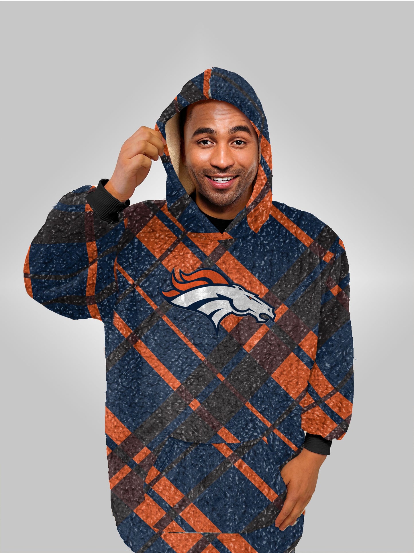 NFL Digital Dash Sherpa Hooded Fan Cape