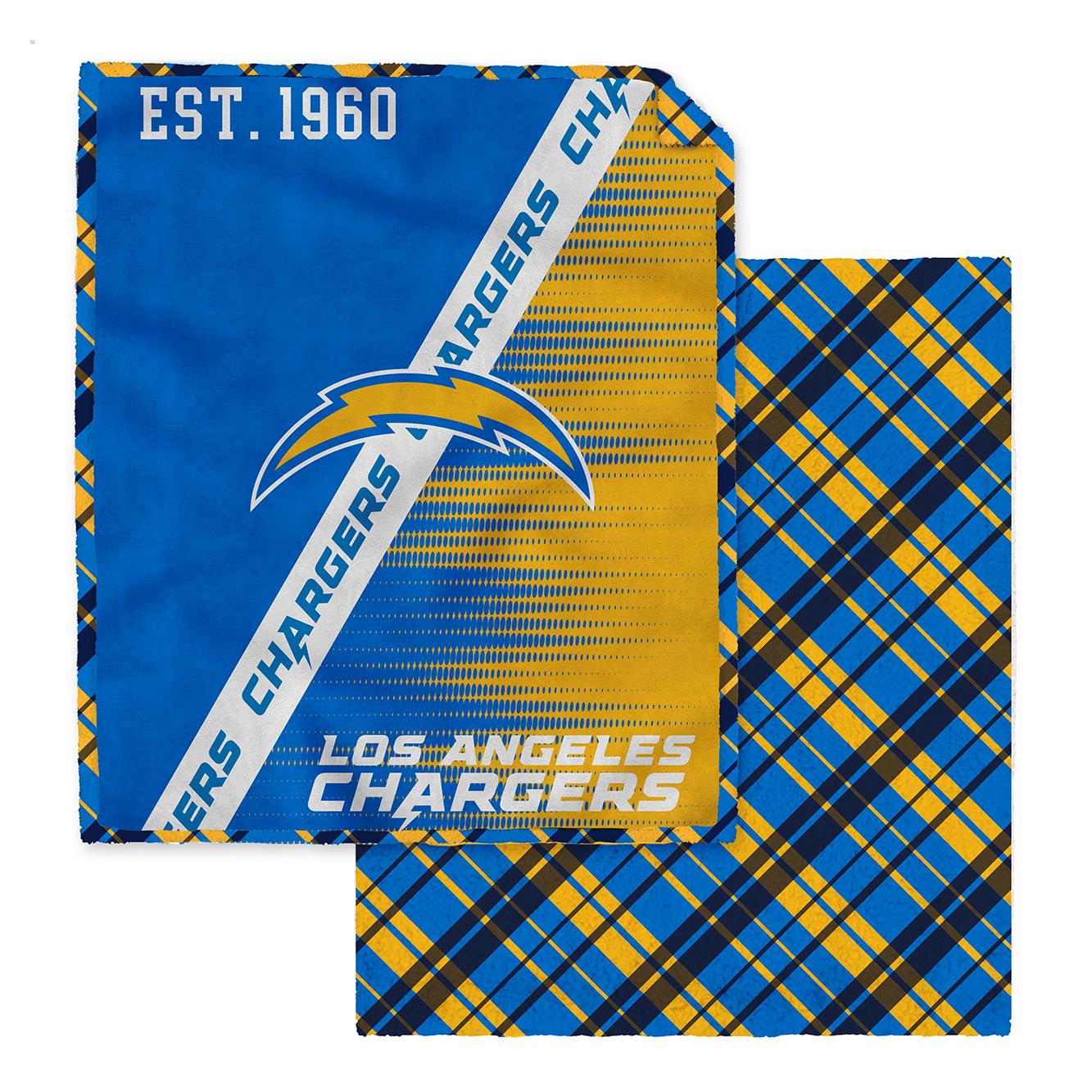 NFL Digital Dash 2 Sided Checkered 60x80 Blanket