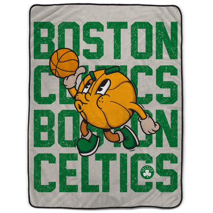 NBA Cartoon Basketball 60x80 Ultra Cozy Blanket