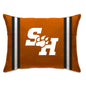 NCAA Standard Stripe Logo Bed Pillow