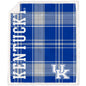 NCAA Playmaker Plaid Ultra Cozy Sherpa Throw