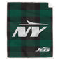 NFL Plaid Steel Royal Plush Sherpa 60x70 Blanket