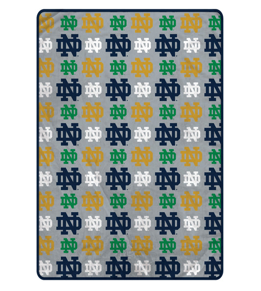 NCAA Logo Roll Ultra Cozy Oversized 66x95 Blanket