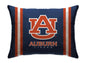 NCAA Standard Stripe Logo Bed Pillow