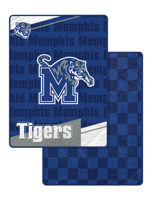 NCAA Diagonal Ghost Checker 60x70 Blanket