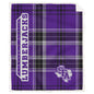 NCAA Playmaker Plaid Ultra Cozy Sherpa Throw
