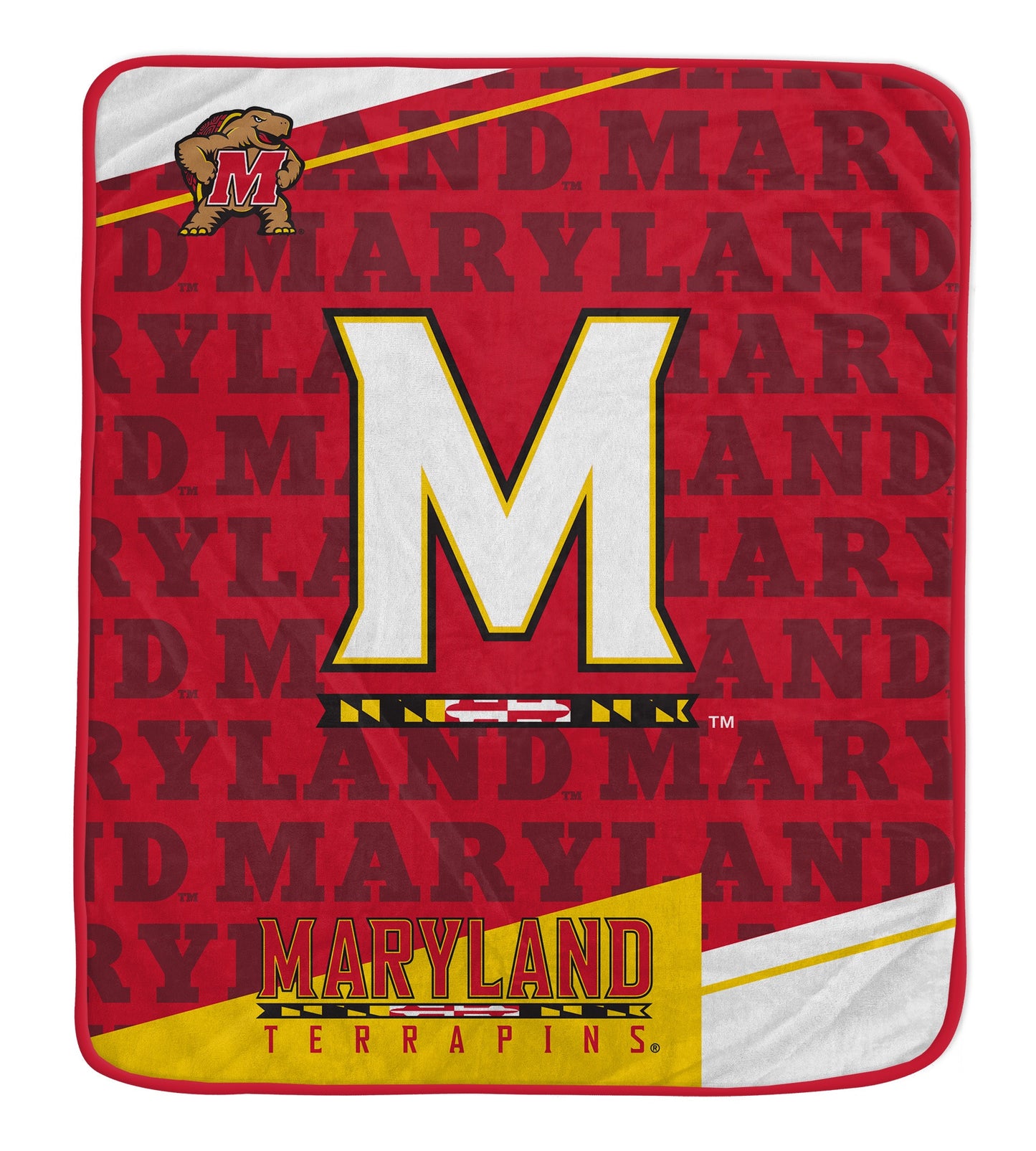 NCAA Diagonal Ghost Ultra Soft 50x60 Blanket
