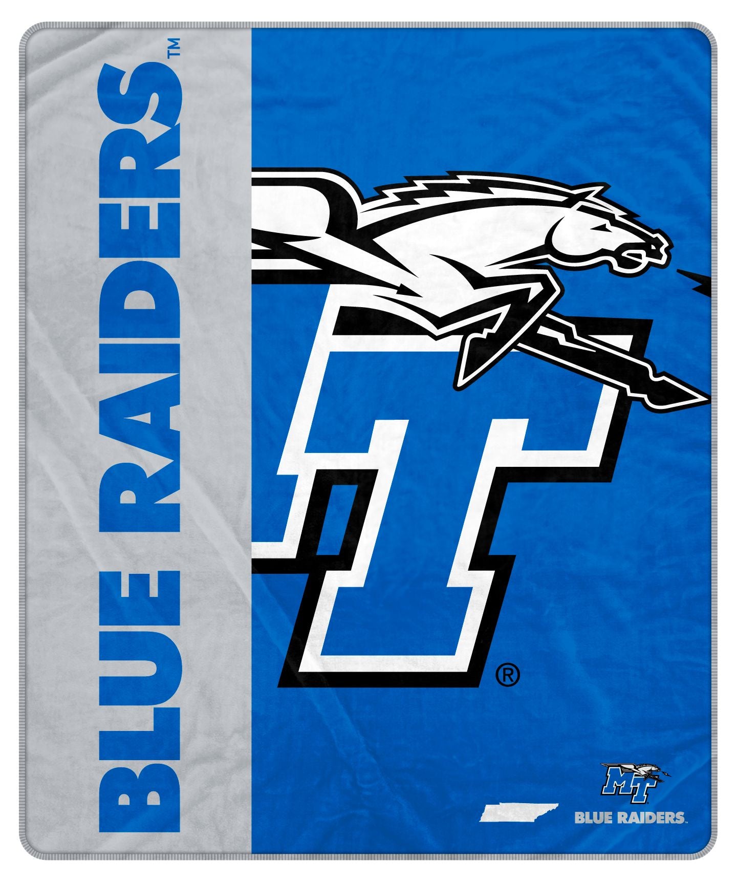 NCAA Endzone Ultra Soft Tailgate Throw