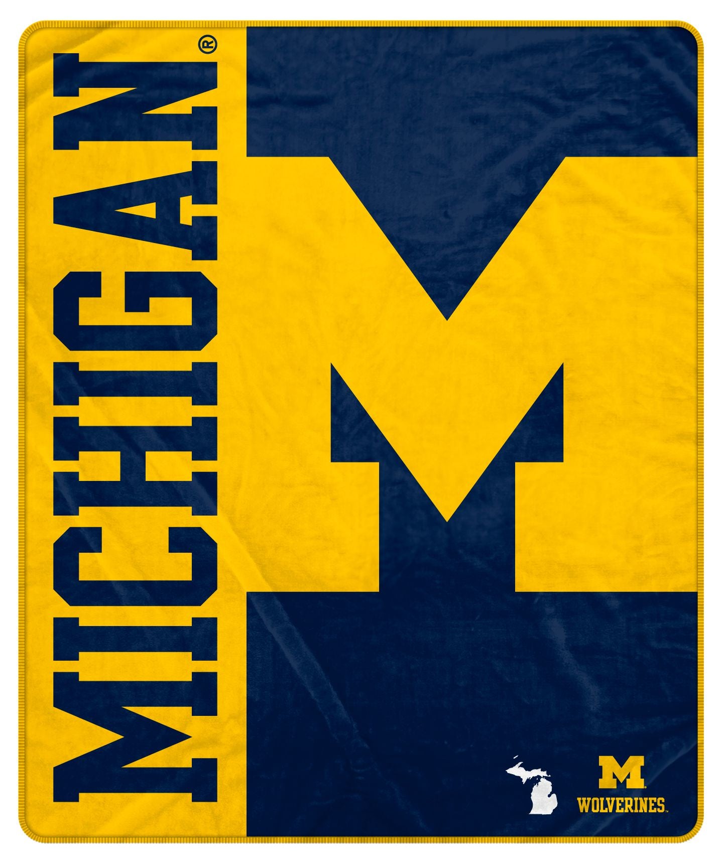 NCAA Endzone Ultra Soft Tailgate Throw
