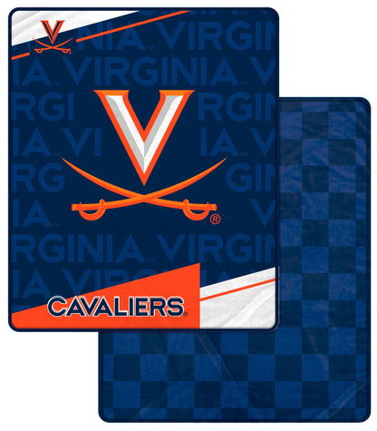 NCAA Diagonal Ghost Checker 60x70 Blanket