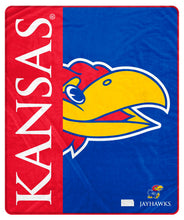 Load image into Gallery viewer, NCAA Endzone Ultra Soft Tailgate Throw
