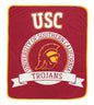 NCAA University Crest 50x60 Ultra Soft Blanket