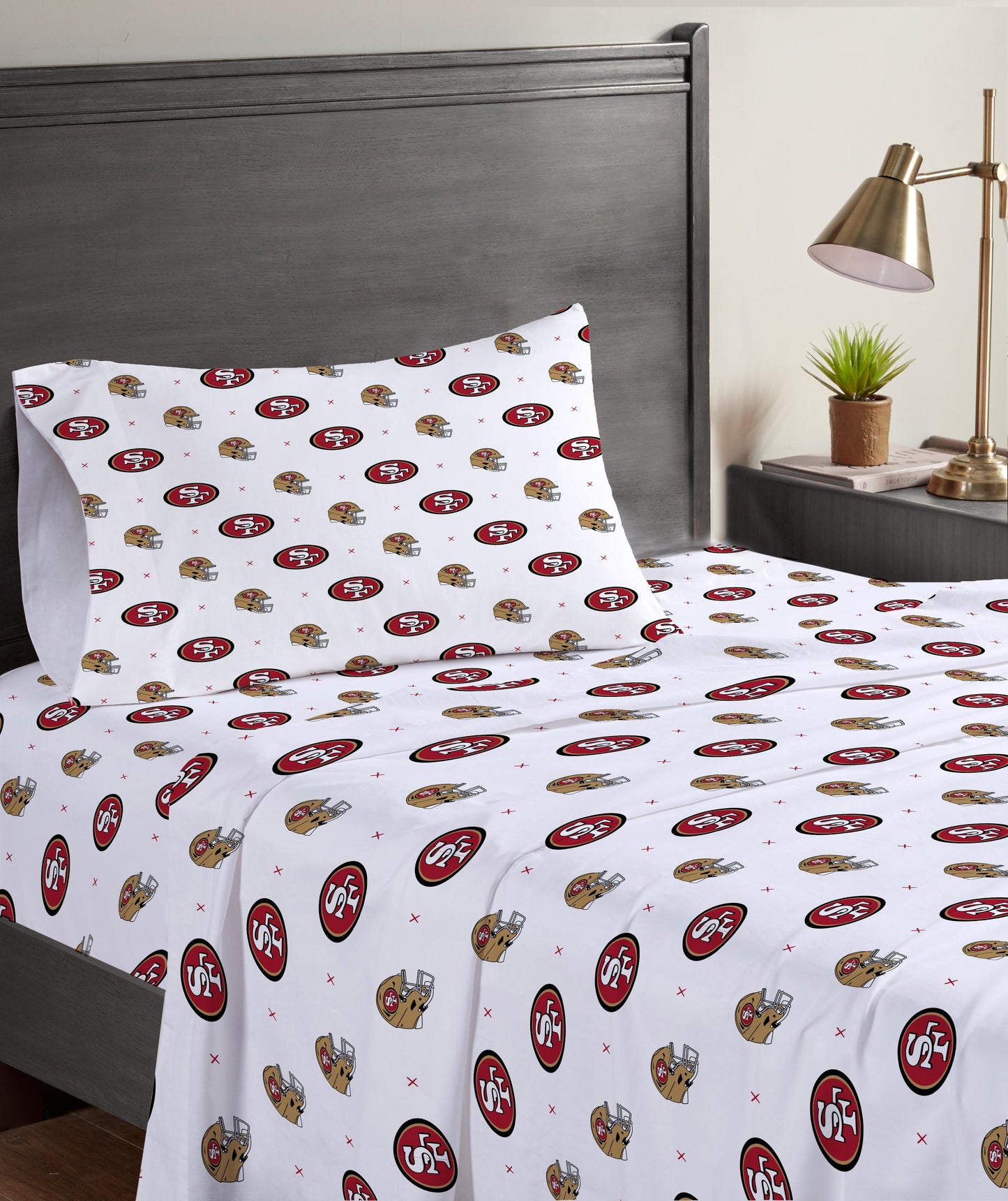 NFL Small X Twin Sheet Set